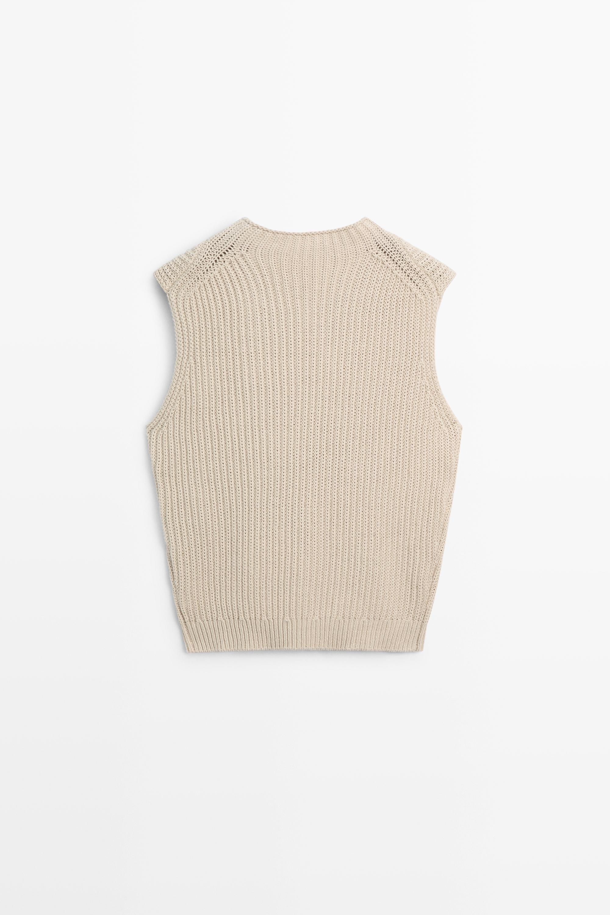 Chunky knit cotton top - STUDIO